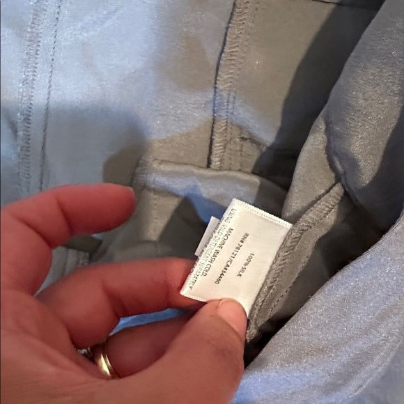 Eileen Fisher Petite Gray Silk Pleated Wide Leg Slouchy Trousers Pants M - Picture 3 of 8